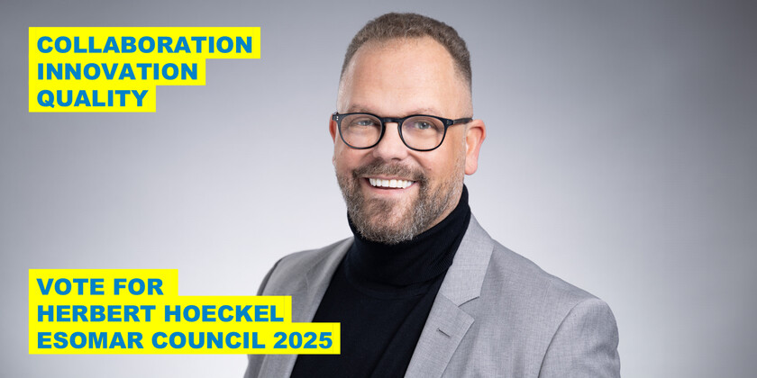 Herbert H&ouml;ckel election campaign for ESOMAR Council 2025
